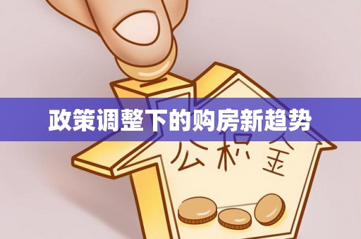 顺城政策调整下的购房新趋势