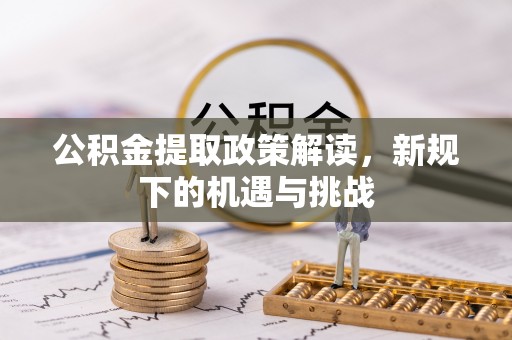 顺城公积金提取政策解读，新规下的机遇与挑战