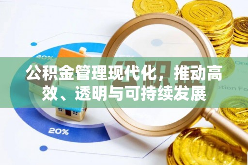 顺城公积金管理现代化，推动高效、透明与可持续发展