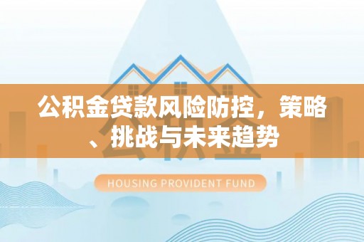 顺城公积金贷款风险防控，策略、挑战与未来趋势