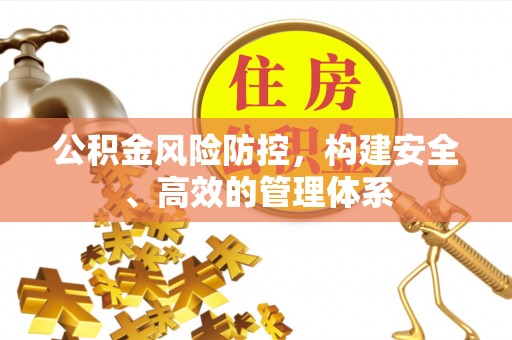 顺城公积金风险防控，构建安全、高效的管理体系