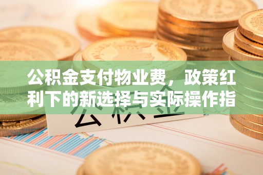 顺城公积金支付物业费，政策红利下的新选择与实际操作指南