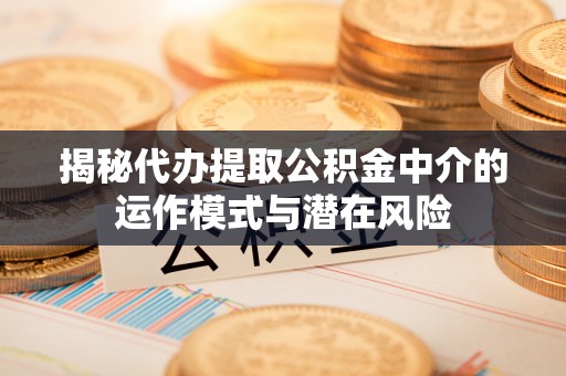 顺城揭秘代办提取公积金中介的运作模式与潜在风险