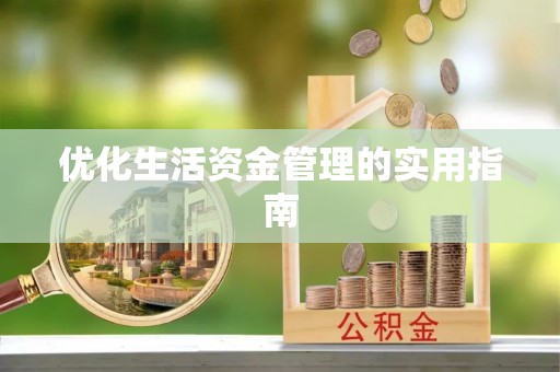 顺城优化生活资金管理的实用指南
