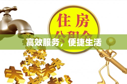 顺城高效服务，便捷生活
