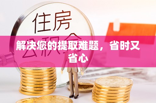 顺城解决您的提取难题，省时又省心