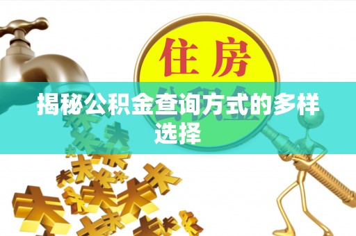 顺城揭秘公积金查询方式的多样选择