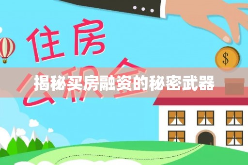 顺城揭秘买房融资的秘密武器
