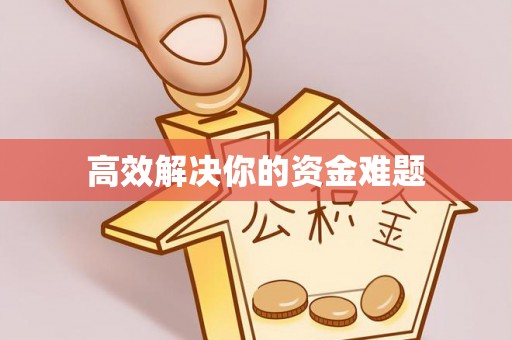 顺城高效解决你的资金难题