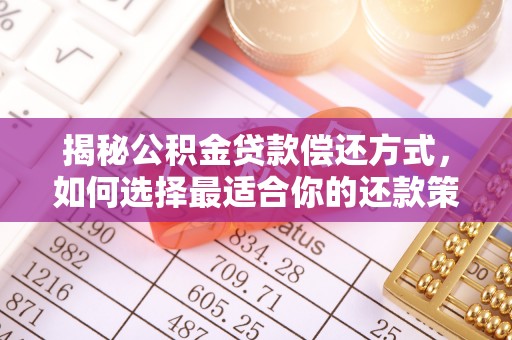顺城揭秘公积金贷款偿还方式，如何选择最适合你的还款策略