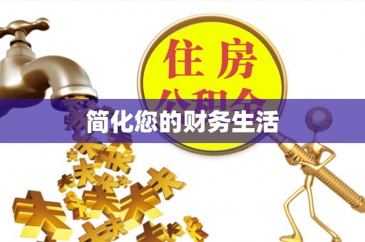 顺城简化您的财务生活