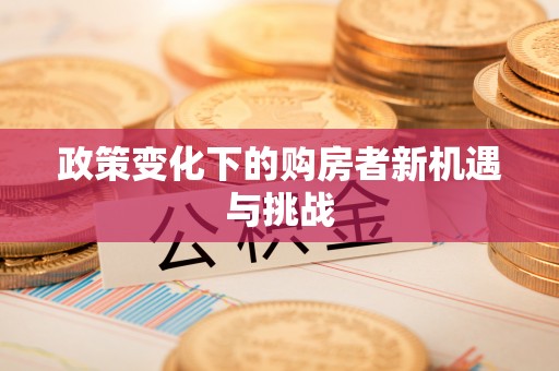 顺城政策变化下的购房者新机遇与挑战
