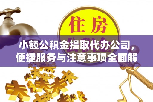 顺城小额公积金提取代办公司，便捷服务与注意事项全面解析