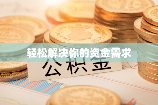 顺城轻松解决你的资金需求