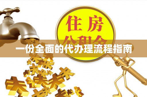 顺城一份全面的代办理流程指南