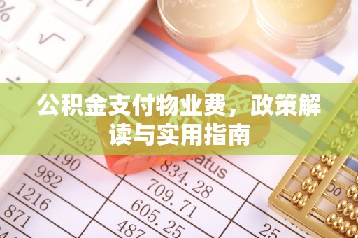 顺城公积金支付物业费，政策解读与实用指南